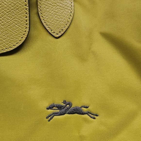 Longchamp Le Pliage Green Large Nylon Tote Bag, Mustard Yellow - Picture 7 of 9